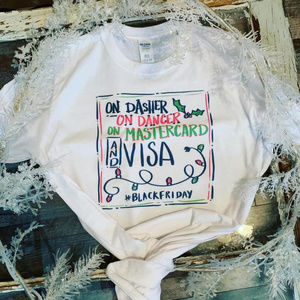 On Mastercard and Visa Black Fridya shirt